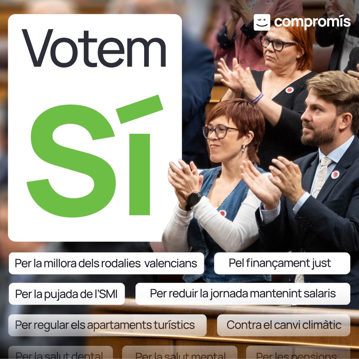 Per continuar avançant en l’agenda valenciana i l’agenda social amb valentia.