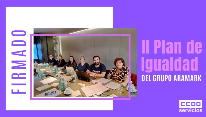 serviciosccoo's tweet image. 📌 II Plan de Igualdad del Grupo Aramark

🟣Gracias a un trabajo intenso CCOO alcanzamos este acuerdo que nos permitirá mejorar las condiciones de toda la plantilla del Grupo Aramark

Más información: 🔗 ccoo-servicios.es/html/59357.html