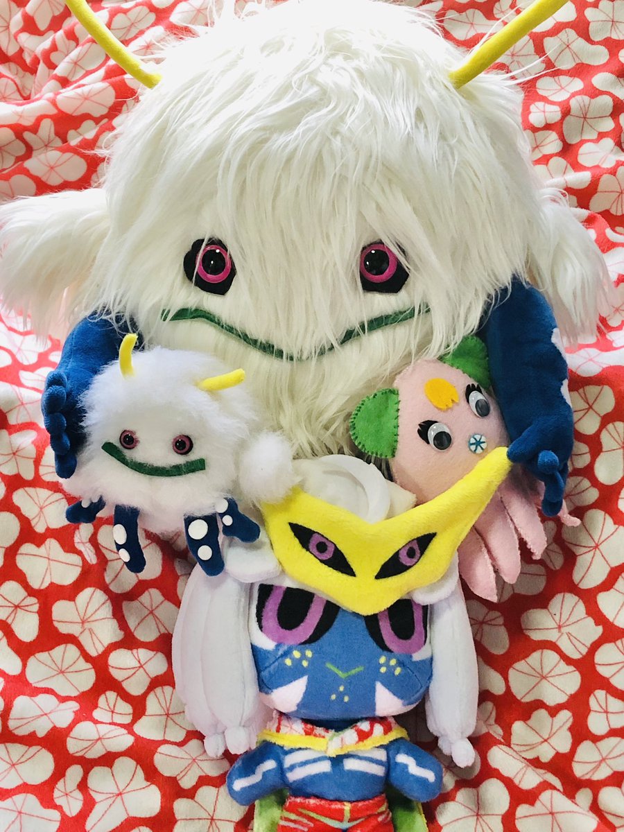 donguricorosuke's tweet photo. 歴代自作FUぬい(＋オーマちゃん)大集合！ https://t.co/6LEbUX050W