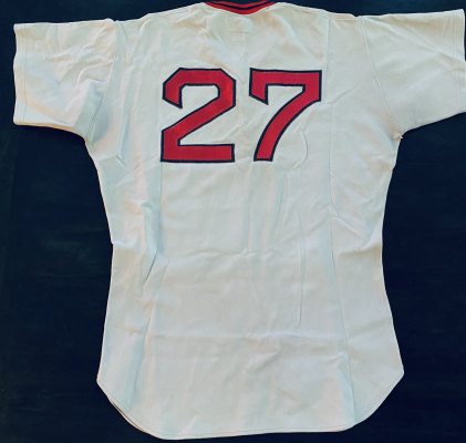 kollexor's tweet photo. 🔥 Step up to the plate and take a swing at history with this game-used Carlton Fisk Red Sox jersey, photo-matched from his iconic 1975 season! ⚾️🌟

👕 This isn't just fabric and thread—it's a piece of the legend, worn by Fisk himself in a season that still echoes in the halls of Fenway Park.

📈 And guess what? You can also buy, sell, and trade on Kollexor! Right now, this piece of baseball royalty is up for grabs, listed for sale by its owner.

🎁 Don't just witness history—own it. Sign up for free on Kollexor today and post your incredible items. Join us in curating the annals of sports history, and if you spot that missing piece in your collection, make your move!

🛒 Your dream collectible could be a click away. Begin building your legacy at Kollexor!

#CarltonFisk #RedSoxNation #GameUsedJersey #SportsCollectibles #BuySellTrade #KolleXor #BaseballHistory #CollectorsDream
Carlton Fisk 1975 Jersey https://t.co/ZSd4fYd9n3