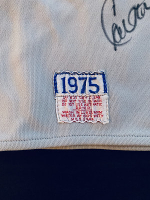 kollexor's tweet photo. 🔥 Step up to the plate and take a swing at history with this game-used Carlton Fisk Red Sox jersey, photo-matched from his iconic 1975 season! ⚾️🌟

👕 This isn't just fabric and thread—it's a piece of the legend, worn by Fisk himself in a season that still echoes in the halls of Fenway Park.

📈 And guess what? You can also buy, sell, and trade on Kollexor! Right now, this piece of baseball royalty is up for grabs, listed for sale by its owner.

🎁 Don't just witness history—own it. Sign up for free on Kollexor today and post your incredible items. Join us in curating the annals of sports history, and if you spot that missing piece in your collection, make your move!

🛒 Your dream collectible could be a click away. Begin building your legacy at Kollexor!

#CarltonFisk #RedSoxNation #GameUsedJersey #SportsCollectibles #BuySellTrade #KolleXor #BaseballHistory #CollectorsDream
Carlton Fisk 1975 Jersey https://t.co/ZSd4fYd9n3