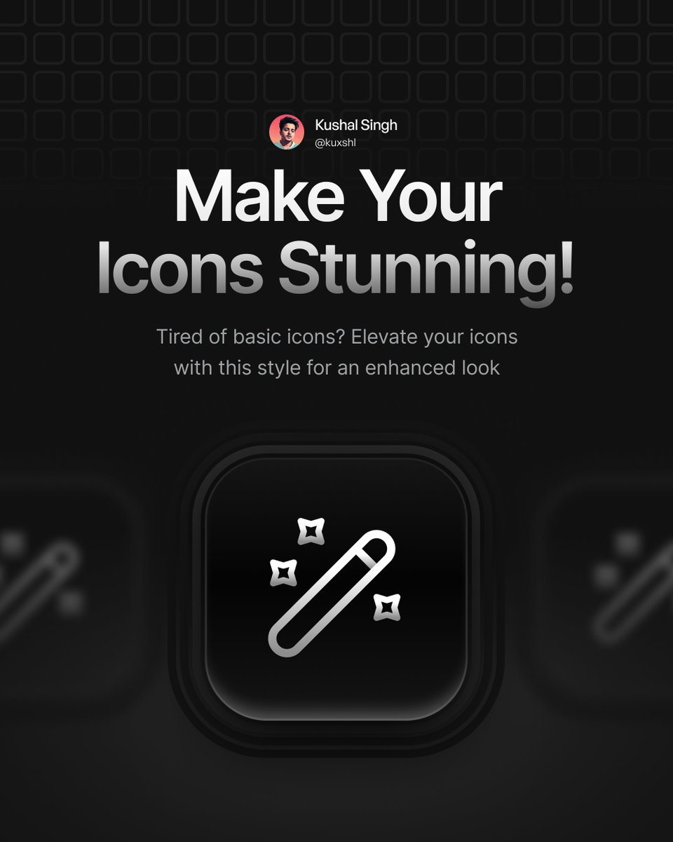 kuxshl's tweet image. Tired of basic icons? Elevate your icons with this style for an enhanced look!!

Thread (1/9)