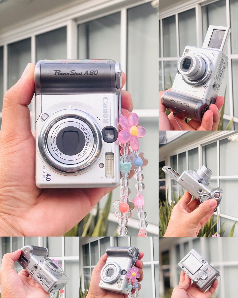 YoursPicture44's tweet photo. Canon PowerShot A80💕🌻📸
 กล้องดิจิตอลหายากสายจอฟริบ ได้ทั้งโทนผิวออร่า,จะโทนมินิมัล,โทนฟิล์ม,y2k จบในตัวเดียว💕✨⛵️
🧲4200฿,ส่งฟรี งานกล่องอุปกรณ์ครบ✨
♾️Line: Wilson192 
 #กล้องดิจิตอล #กล้องดิจิตอลเก่า #กล้องดิจิตอลมือสอง #กล้องฟิล์ม #lisa #lisablackpink #canonixy https://t.co/bej77acsoN