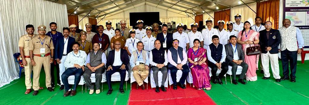FinMinIndia's tweet photo. 👉 Union Finance Minister Smt. @nsitharaman virtually addresses on Bhoomi Pooja and Foundation Stone laying ceremony of GST Bhawan, Tirupati

👉 Tirupati Commissionerate boosted revenue collection with an impressive growth of about 300% after introduction of the GST regime, says Union Finance Minister

👉 Revenue Secretary Shri Sanjay Malhotra exhorts CBIC officers to continue to focus on grievance redressal mechanism for the taxpayers

👉 Over the past five years, 54 proposals for construction of offices amounting to about Rs. 2,200 crore sanctioned: CBIC Chairman

👉 CGST Tirupati Commissionerate has grown from annualised figure of Rs. 2,815 crore for FY 2017-18 to Rs. 8,275 crore during 2022-23: Zonal Member CBIC

Read more ➡️ https://t.co/FTHMgqom7l