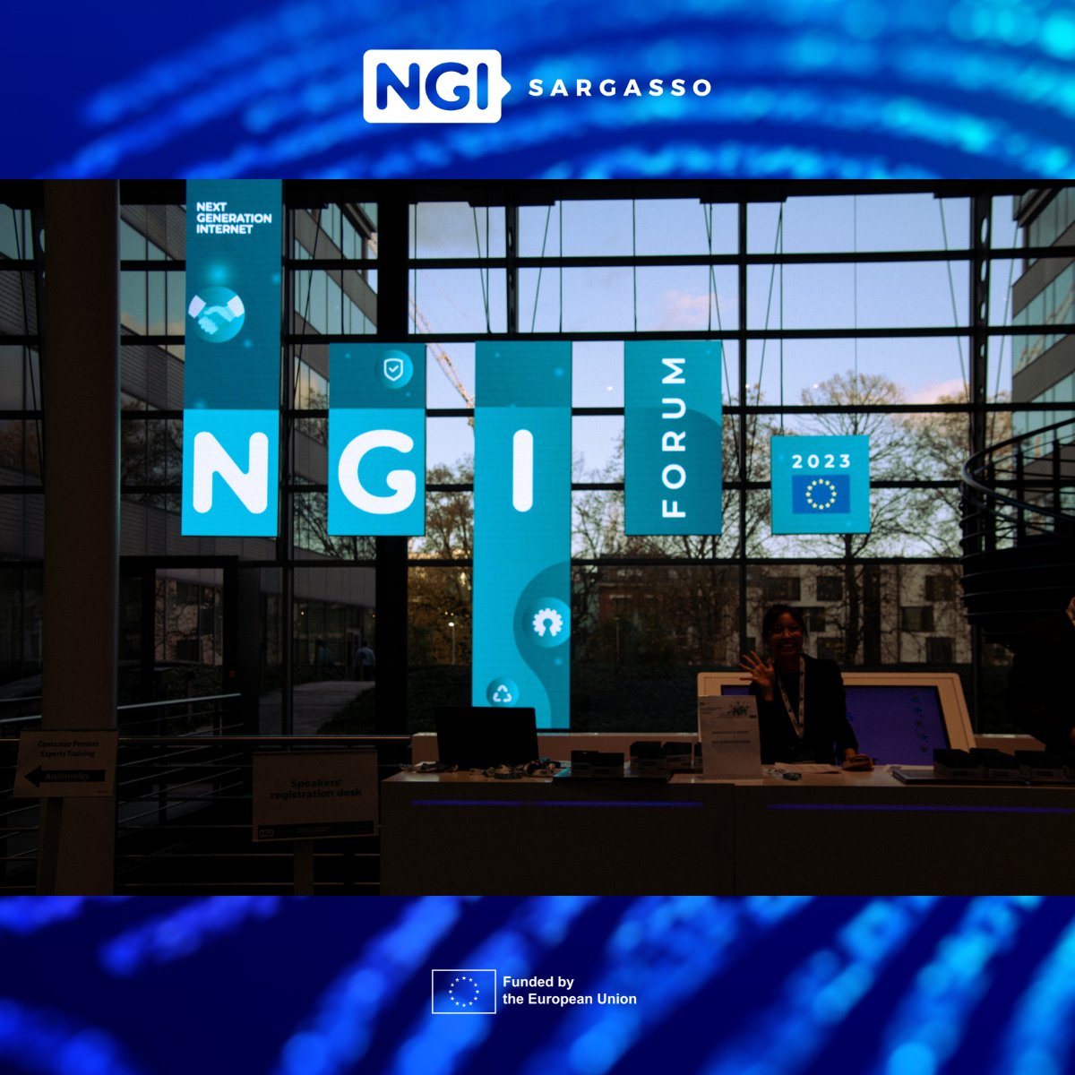 NGI_Sargasso's tweet photo. ๐#NGISargasso team is at the #NGIForum23!
๐ ๐ We are connecting with Internet innovators working on #digitaltransformation & #futureInternet!
๐ข More info about our participation at the yearly gathering of the #NGICommunity coming soon at ๐ https://t.co/S7c9BmIo6H
@NGI4eu https://t.co/IpXTxv5KzU