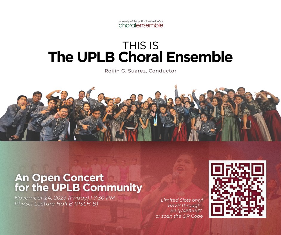 UPLBCEofficial's tweet photo. 𝙐𝙋𝙇𝘽!! 📷 𝙒𝙖𝙣𝙩 𝙩𝙤 𝙠𝙣𝙤𝙬 𝙢𝙤𝙧𝙚 𝙖𝙗𝙤𝙪𝙩 𝙩𝙝𝙚 𝙧𝙚𝙨𝙞𝙙𝙚𝙣𝙩 𝙘𝙝𝙤𝙧𝙖𝙡 𝙜𝙧𝙤𝙪𝙥 𝙤𝙛 𝙩𝙝𝙚 𝙐𝙣𝙞𝙫𝙚𝙧𝙨𝙞𝙩𝙮?
"𝐓𝐡𝐢𝐬 𝐢𝐬 𝐭𝐡𝐞 𝐔𝐏𝐋𝐁 𝐂𝐡𝐨𝐫𝐚𝐥 𝐄𝐧𝐬𝐞𝐦𝐛𝐥𝐞" (1/3) https://t.co/1lmUhtiySE