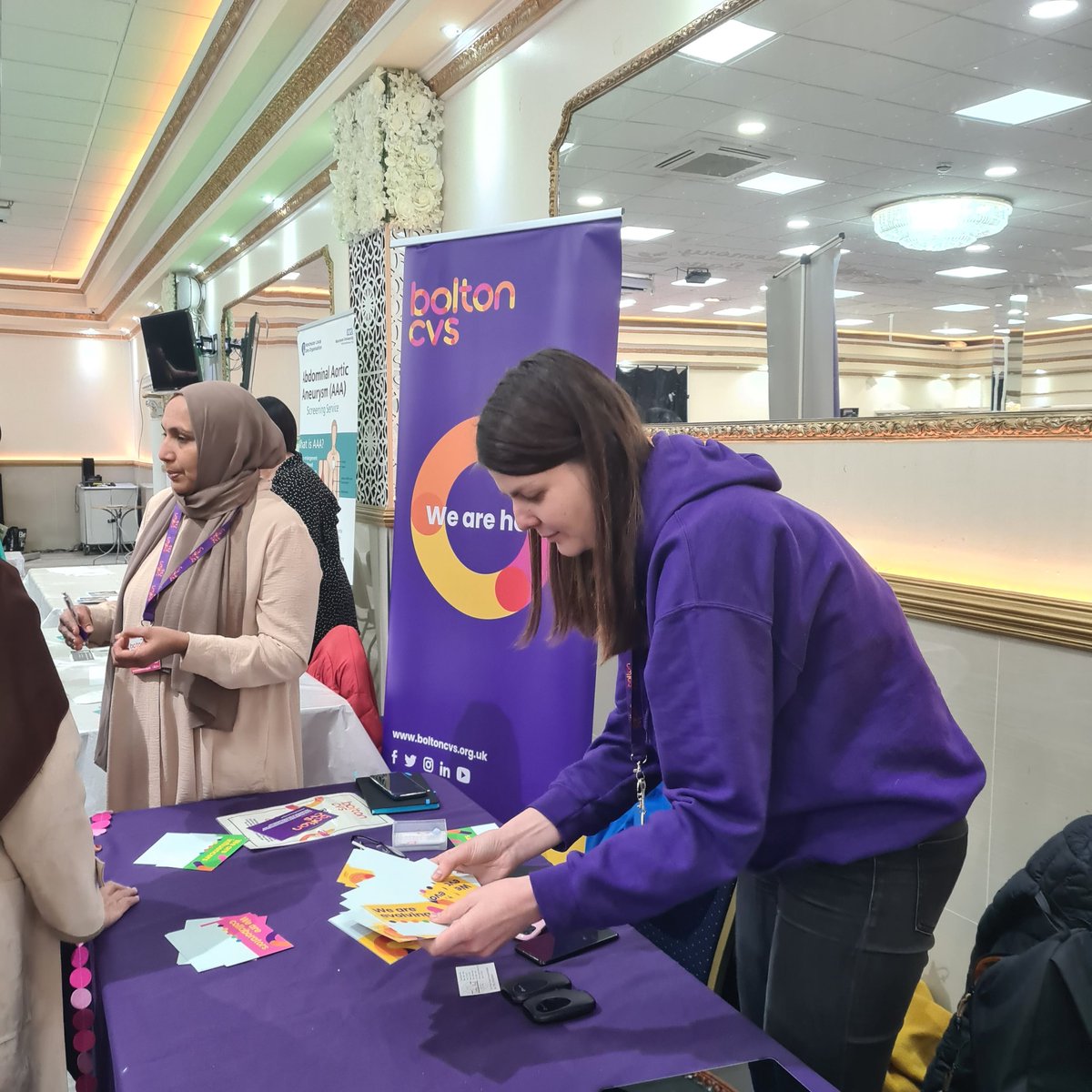buttelaine1's tweet photo. Delighted to be at @AsianElders Unity In The Community event today promotion what we do @BoltonCVS. https://t.co/iVoa1Gyp1C