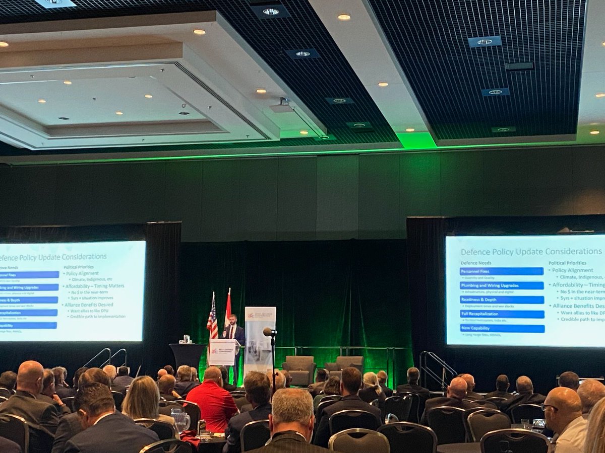 At the #BestDefence Conference, a highlight for us was yesterday’s keynote brief from Dr. David Perry, @CAGlobalAffairs, regarding the state of #DefenceProcurement and spending. We’ve enjoyed connecting with industry partners and #military & #government #procurement officals