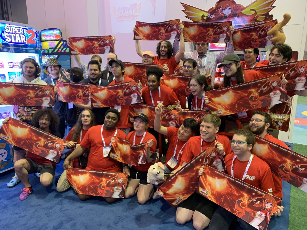 andamirousa's tweet photo. 🎵 Rocking IAAPA Expo! Pump It Up Phoenix by Andamiro is the ultimate arcade rhythm experience. Pumpers are grooving to the latest beats in the Sunshine State. Huge thanks pumpers making IAAPA electrifying! Booth 1002 @piu_global #Andamiro #PumpItUp #PIUPhoenix #IAAPAExpo https://t.co/I9j47FXn1Z