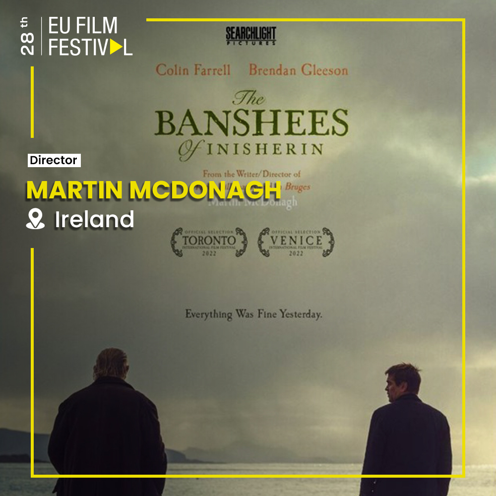 Watch #Ireland's 'The Banshees of Inisherin' by Martin McDonagh. In the film, two friends, played by Colin Farrell and Brendan Gleeson, navigate a sudden twist in their enduring friendship.

#TheBansheesofInisherin #MartinMcDonagh #EUFF2023