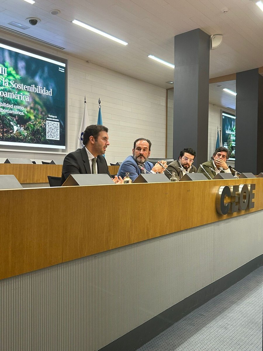 investinmadrid's tweet photo. ✅ Nuestro director @socias_luis ha participado en el Foro “Es nuestra hora: + Iberoamérica”, organizado por @FIJEmpresarios y @ceibEmpresarios.

🗣 Hablando de “Innovación Abierta y #Digitalización” con @agendacaf, @carmeartigas y #Qvision Technologies.

#InvestinMadrid https://t.co/iwrV5P4fZj
