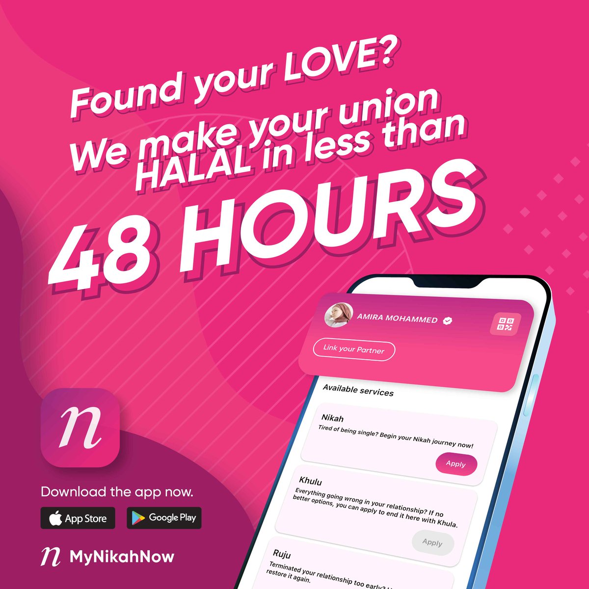 Islamrat's tweet photo. #MyNikahNow ist die neue App, die schnelle und unkomplizierte Online-#Nikah-Zeremonien verspricht. Die einzigen Voraussetzungen sind ein Partner 👩🏻‍🤝‍👨🏽, ein Ausweis 🛂 und eine Kreditkarte 💳. 

Mehr ℹ️ dazu auf Deutsch ⬇️
https://t.co/4aZfX71t16 https://t.co/KkPWZkghyO
