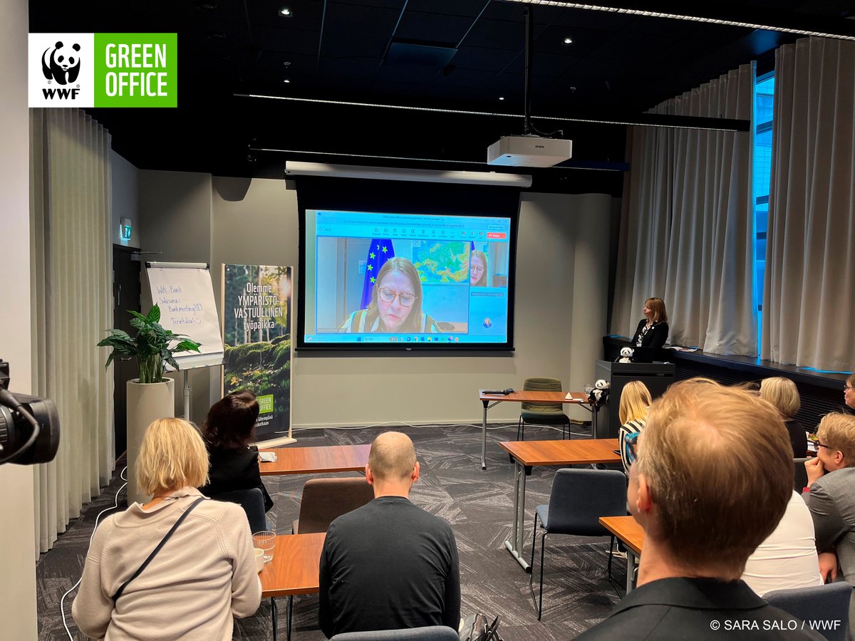 Terveisiä aamun #WWFGreenOffice -verkostotapaamisesta, jossa pysähdyimme asiakkaidemme kanssa vastuullisuussääntelyn ja aamiaisen äärelle. Kiitos kaikille osallistujille sekä asiantuntijapuhujille <a href="/HeidiHautala/">Heidi Hautala</a>, <a href="/SLiljaRo/">Saara Lilja</a> ja Anna Korva!