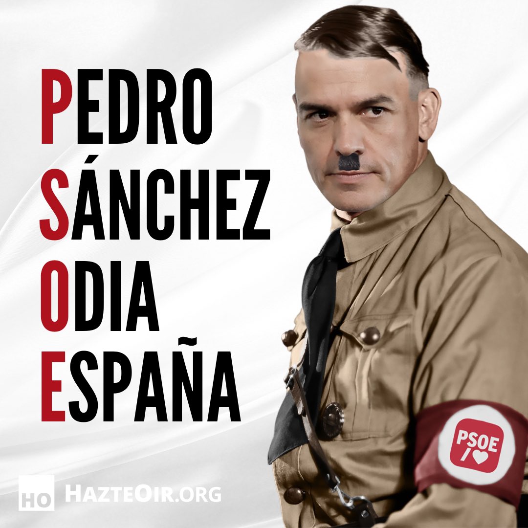 Al PSOE le molesta esta imagen, inundemos las redes.

#SanchezDictador