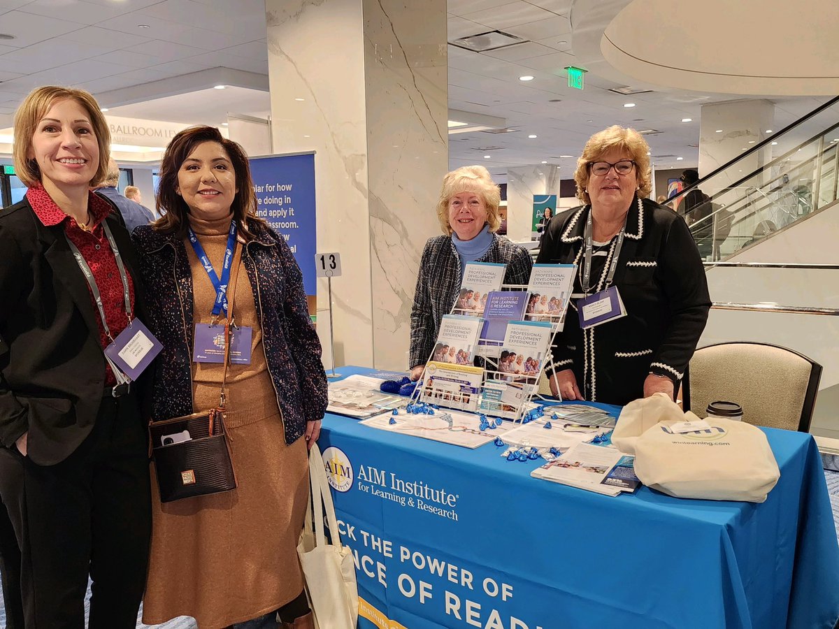 Love connecting with #AIMPathways partners from <a href="/azedschools/">Arizona Department of Education</a> &amp; <a href="/MissDeptEd/">MS Dept of Education</a>! #PartnerforImpact #ResearchtoPractice #SOR #Table13 #EIE23