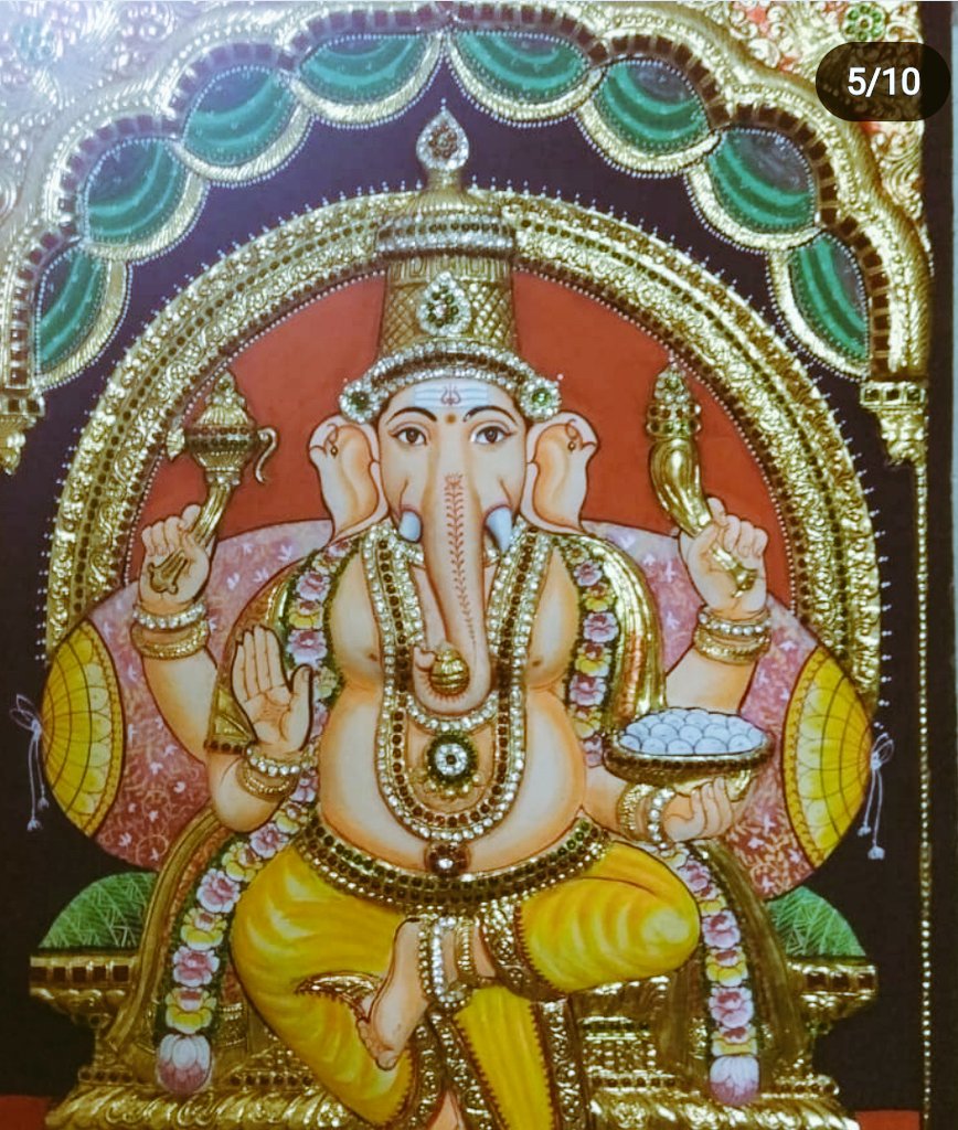 Traditional Tanjore Painting.