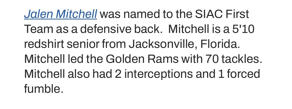 xxJmoney22's tweet image. 1st team All SIAC Safety‼️ Production over politics‼️