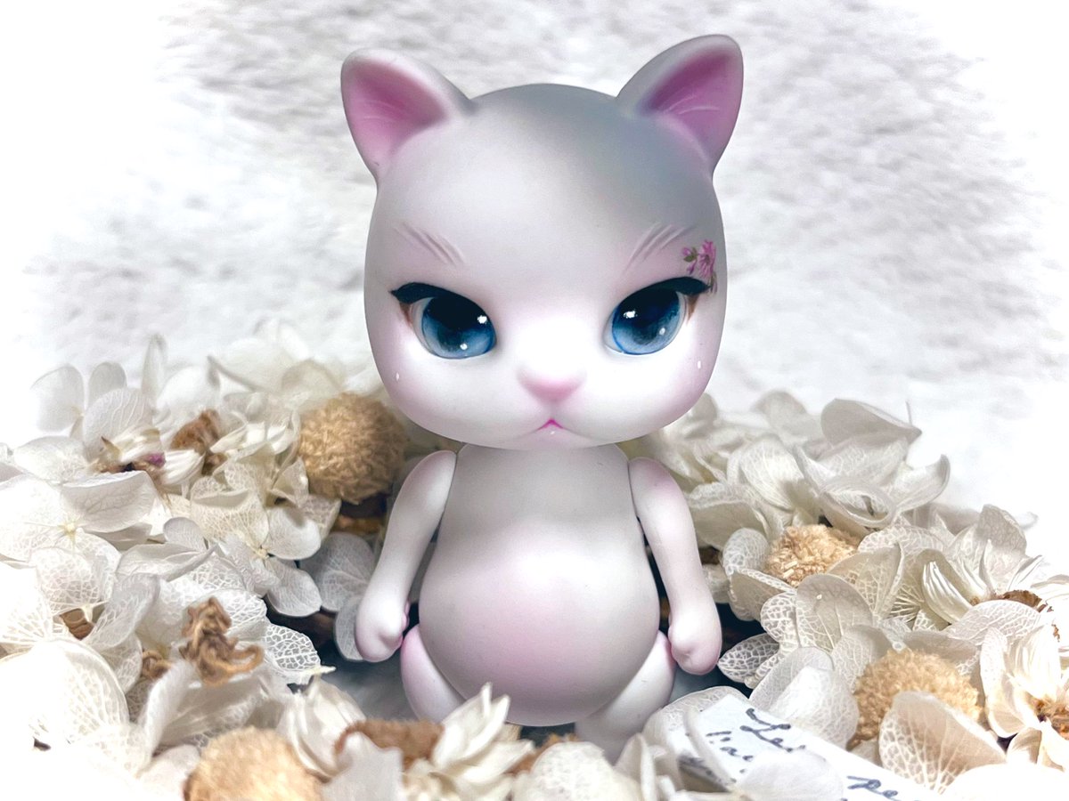 みんなカプセルドールカスタムしてて可愛い😍 私もメルカリで白猫