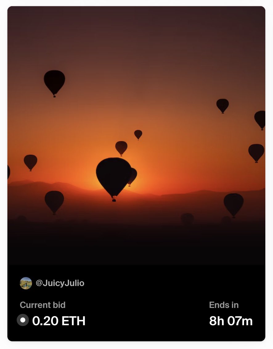 JuicyJulio (@julio_tnim) on Twitter photo Gm frens ๐ฅน
Woke up to 2 bids from FlavioReber & MeLlamoMatt whoโs currently leading the auction ๐ญ๐ญ
I am speechless & this means the whole world to me. TYSM all who have shared ๐ญ๐ซถ๐๐ปโโ๏ธ
Just under 8 hours left for an Airdrop Pass (3/4 left) ๐โค๏ธโ๐ฅ
Project info on my ๐ Gm frens ๐ฅน
Woke up to 2 bids from FlavioReber & MeLlamoMatt whoโs currently leading the auction ๐ญ๐ญ
I am speechless & this means the whole world to me. TYSM all who have shared ๐ญ๐ซถ๐๐ปโโ๏ธ
Just under 8 hours left for an Airdrop Pass (3/4 left) ๐โค๏ธโ๐ฅ
Project info on my ๐