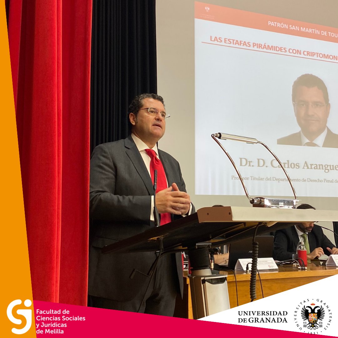 SocialesMelilla's tweet photo. Faciso quiere dar las gracias al Dr. Carlos Aranguez - Dpto de Derecho Penal por la ponencia sobre las estafas piramidales

#Faciso #Facisoml #Melilla #UGR #Facisopatron #estudiarenmelilla https://t.co/2xyd9zUHmC