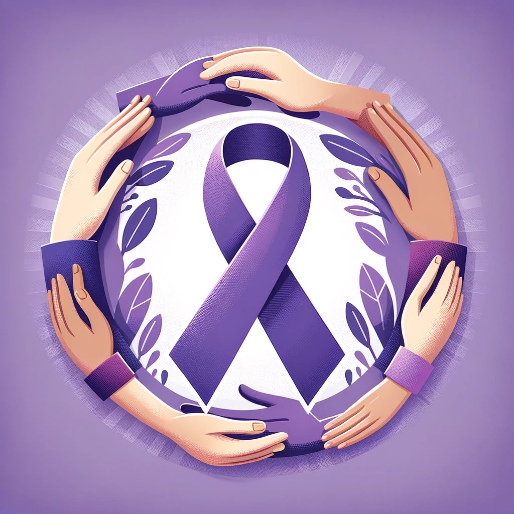 Today is World Pancreatic Cancer Day. Let's raise our voices to increase awareness and support for those affected by this challenging disease. Share the purple ribbon. #WPCD #PancreaticCancerAwareness