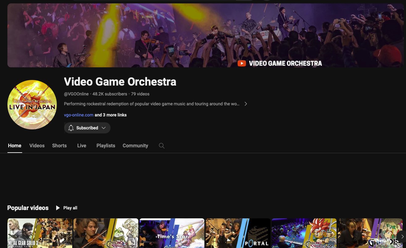 Video Game Orchestra®️ (@vgoonline) / X