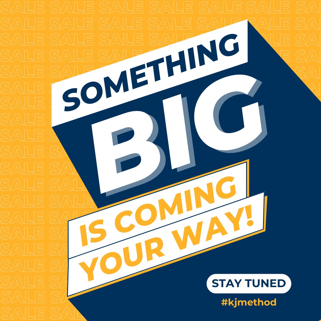 thekjmethod's tweet image. 🔔 Attention RealEstatePros 🔔

Get ready - Something BIG is coming your way! 

Our most significant sale offer is just around the corner. This weekend, prepare for a deal that&apos;s too good to pass up. Stay tuned, and be ready to jump on it. 

You won&apos;t want to miss out!

#KJMETHOD
