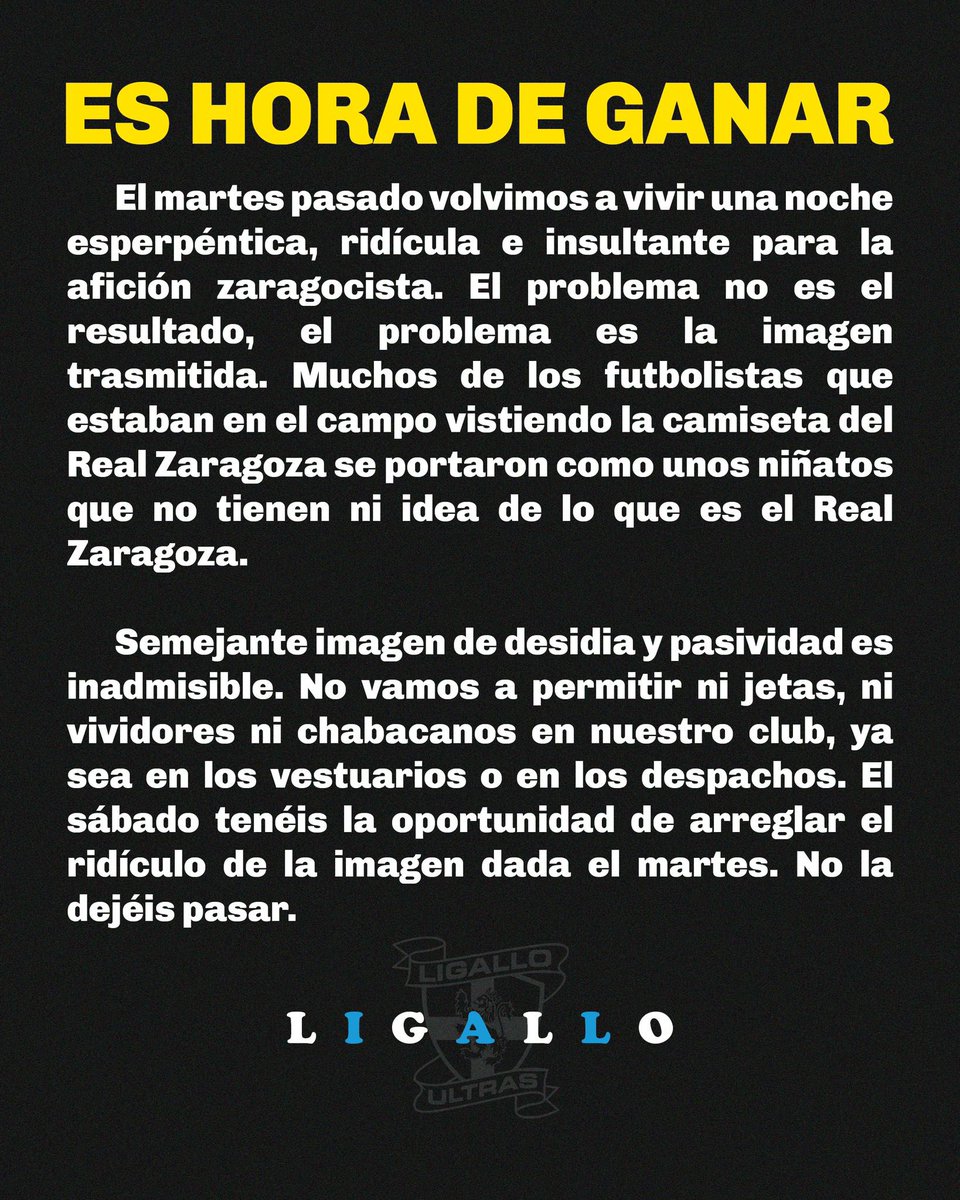 Ligallo1986's tweet image. ES HORA DE GANAR.