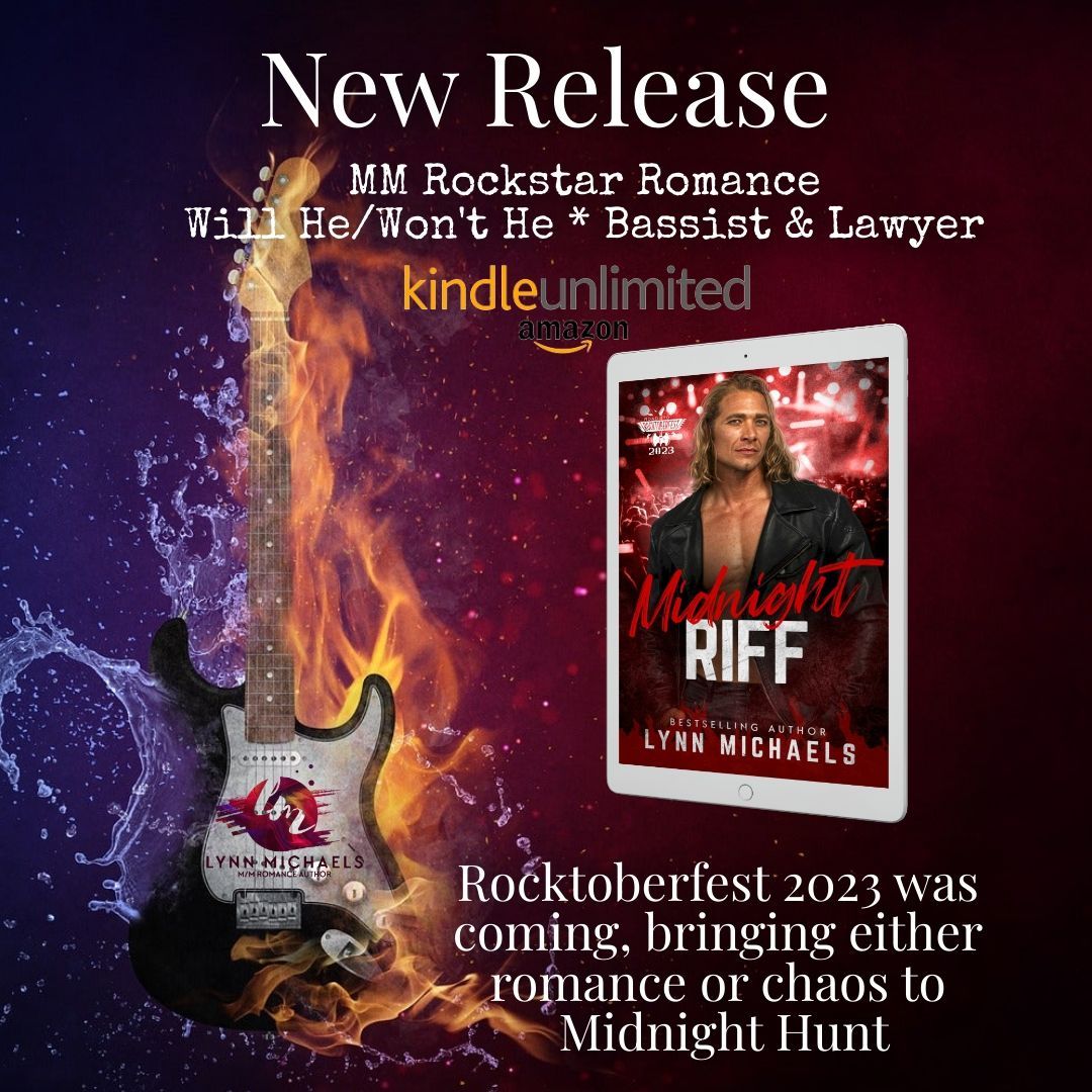 Don't forget to pick up HOT rockstars 
to warm you up this fall...
buff.ly/46QBwQv 
Rocktoberfest 2023 was coming, bringing either romance or chaos to Midnight Hunt
and tons of HEAT
#MMRockstarRomance #MMRomance