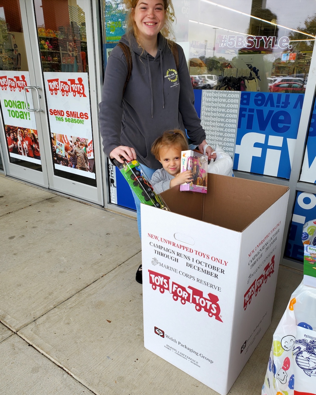 Five below toys for tots 2025