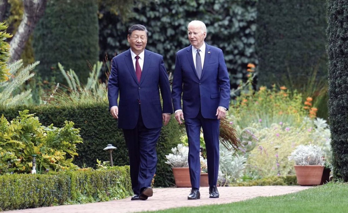 Xi Jingping spotted walking his dog