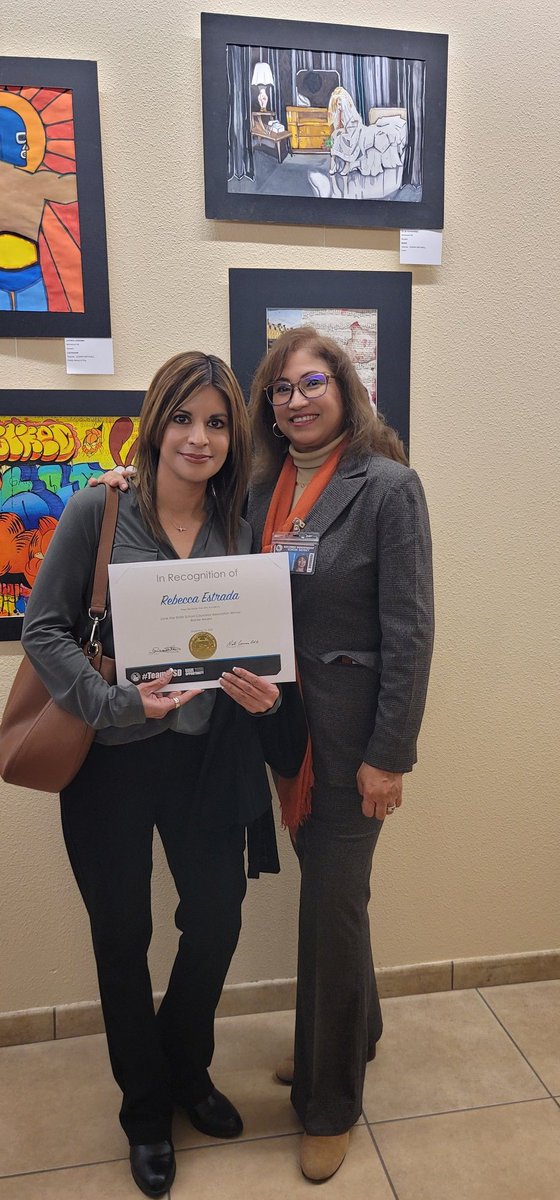 Melissa Smith (@msmith_pdnfaa) on Twitter photo SISD Board Recognized our LSSCA BRONZE Winners Mrs. Estrada and Ms. Salgado from PDN Fine Arts Academy. #TeamSISD We are proud of you <a href="/REstrada_PDNES/">Rebecca Estrada</a> @JSalgado_PDNES <a href="/ESanchez_PDNFAA/">Erin Sanchez</a> @AEscobar_PDNFAA #Findtheartinyourheart โค๏ธ SISD Board Recognized our LSSCA BRONZE Winners Mrs. Estrada and Ms. Salgado from PDN Fine Arts Academy. #TeamSISD We are proud of you <a href="/REstrada_PDNES/">Rebecca Estrada</a> @JSalgado_PDNES <a href="/ESanchez_PDNFAA/">Erin Sanchez</a> @AEscobar_PDNFAA #Findtheartinyourheart โค๏ธ