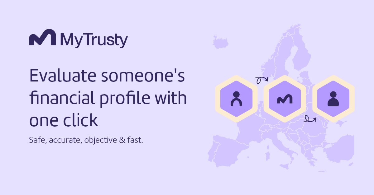 myproved_eu's tweet photo. How to evaluate the (re-)payment behavior of a future client without asking and self processing data?

➡ Discover MyTrusty: https://t.co/QUfJKtJ4P8

Contact us now for a short demo: sales@mytrusty.eu

#scoring #evaluation #individuals #PSD2 https://t.co/rqrdBHPgHx