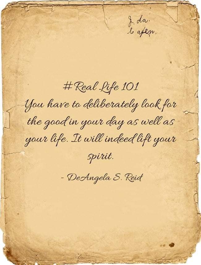 DEANGELASREID's tweet image. #RealLife101 #Deliberately #Look #Good #Day #Life #Lift #Spirit