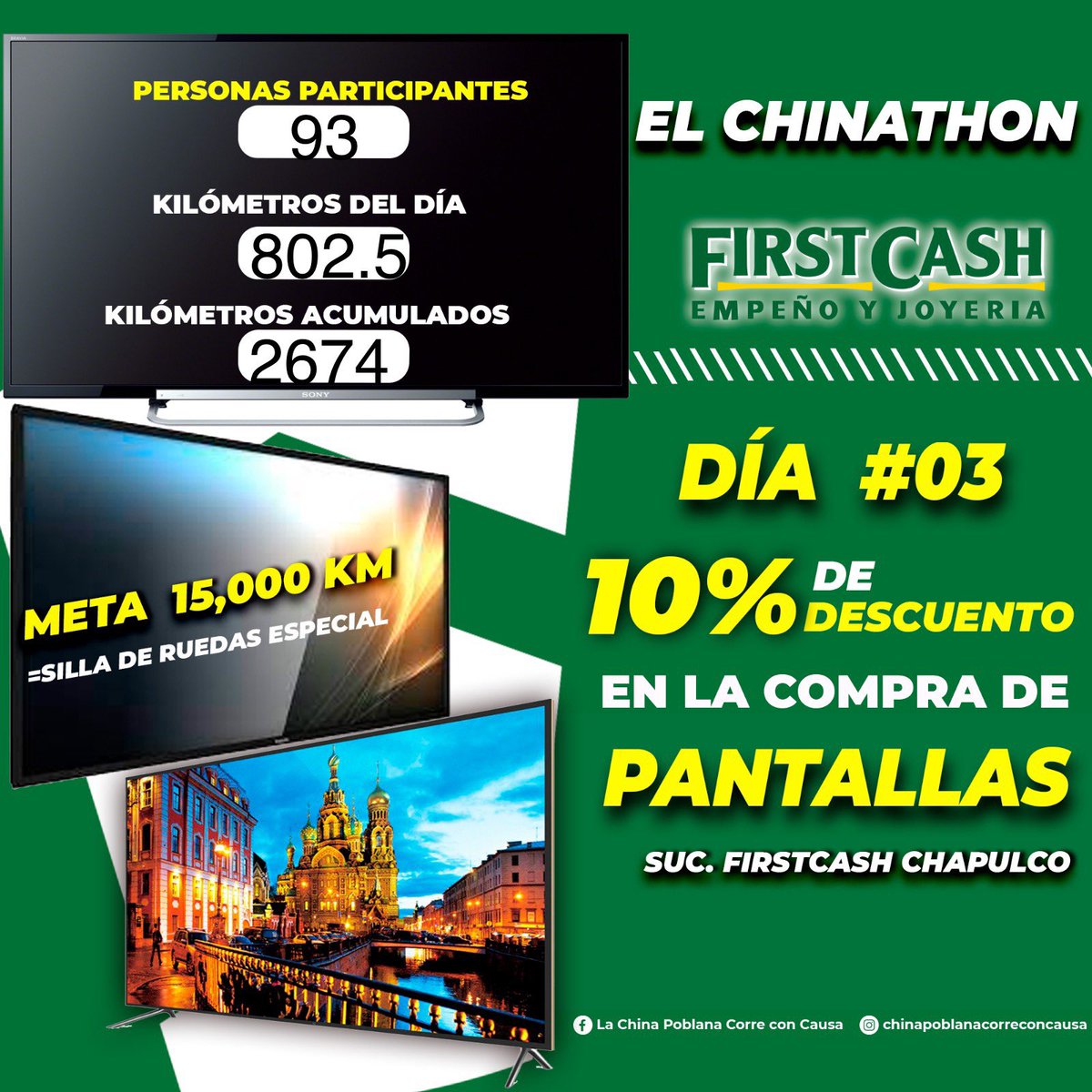 Julieticious23's tweet photo. Tan bonito que una actividad que te apasione sume a una #Causa con tan solo activarte y 3 pasos!
Seguimos adelante en elíptica y ejercicios terapéuticos para sumarnos al #Chinathon con #FirstCash
Así vamos #resultados al #día3 motivar a casi 100 personas a donar KM
ℹ️#Día4👇 https://t.co/r6oaK0lnnh