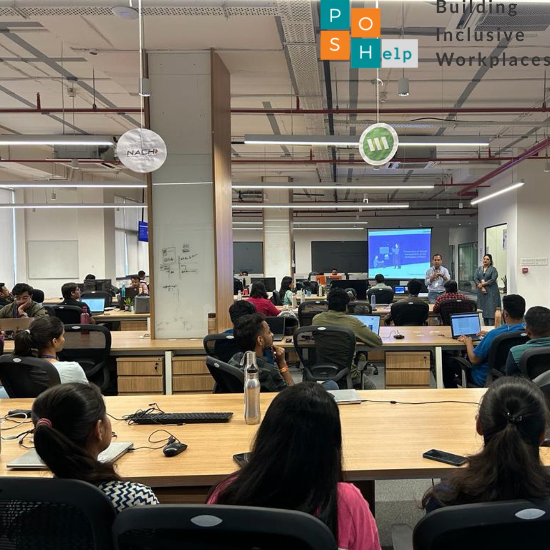 A PoSH employee sensitization training was held at Easebuzz Pvt  Ltd, Hinjewadi  Wakad. Harminder Kaur Cheema conducted the training. Prity Advani (Company Secretary) & 130 employees attended the training. 

#posh #safeworkplace #sexualharassment #training #poshhelp