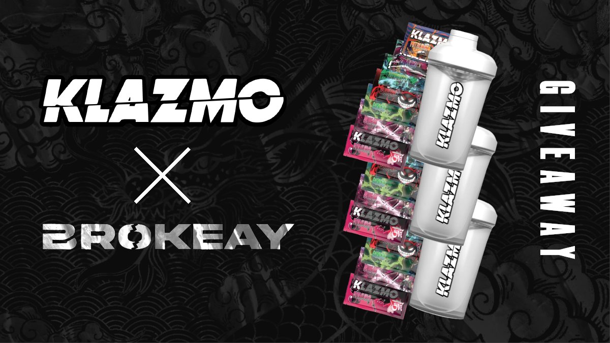 💥GIVEAWAY 3x STARTERPACK💥

Alles was ihr dafür tun müsst:
✅ <a href="/brokeayy/">CGN brokeay</a> &amp; <a href="/klazmoenergy/">KLAZMO ®</a> folgen
♻️ Retweeten
❤️ Liken &amp; Kommentieren

Am 23.11.2023 werden die Gewinner ausgelost!
Viel Glück🍀

#Giveaway