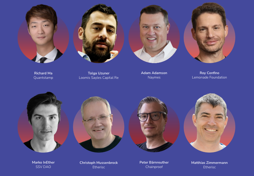 d1conf's tweet photo. Thanks for joining #D1Conf, whether in person or virtually! We appreciate the great speakers and topics. Hope you enjoyed exploring #DecentralizedInsurance. Stay tuned for content snippets and wrap-up info in the days ahead! @ChainproofDAI @etherisc https://t.co/isC4qi8e1m