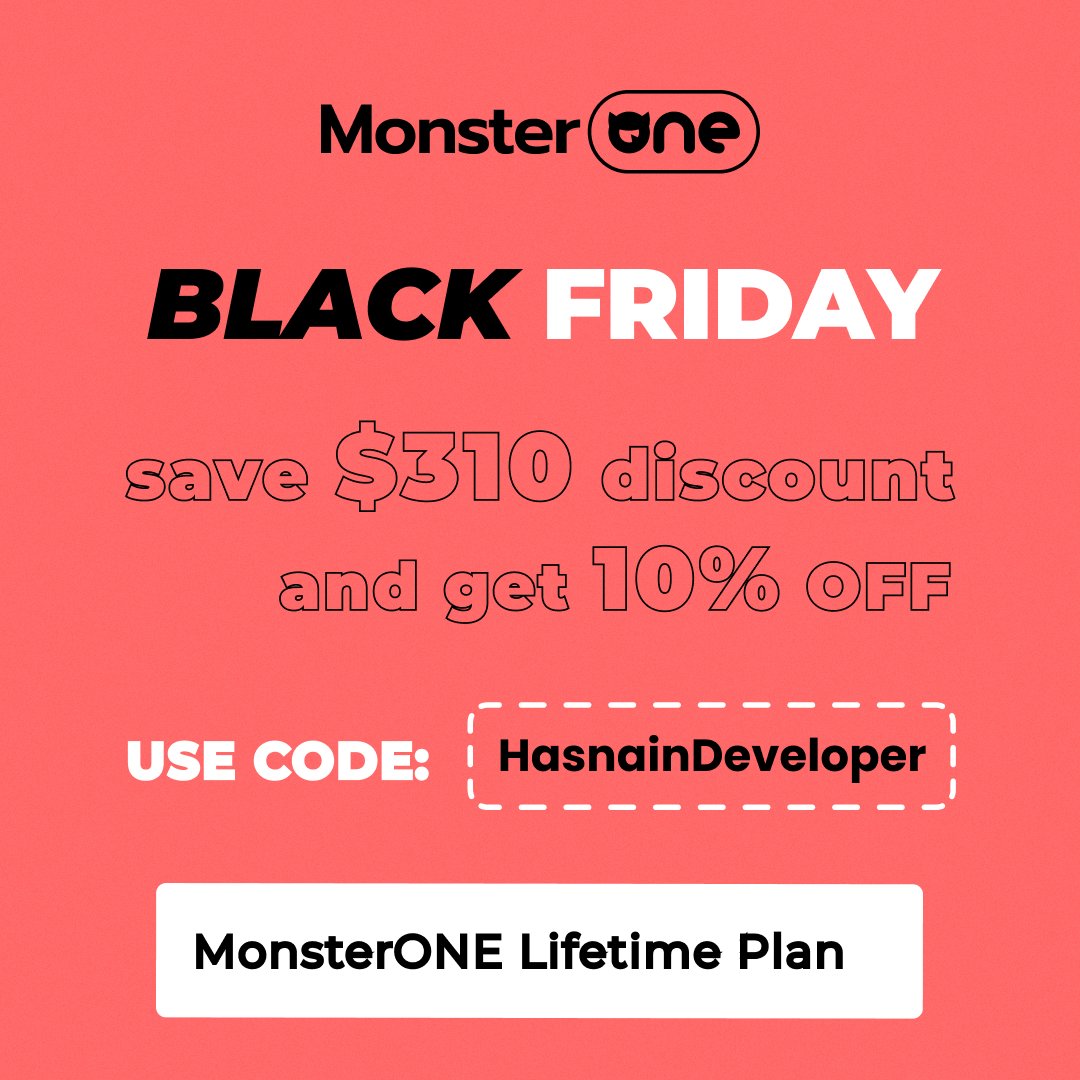 TemplateMonster digital marketplace is one of the first web design platforms to announce the start of their grand sales.

This year, they let you subscribe to their MonsterONE Lifetime Plan $310 off! 

monsterone.com/pricing/?utm_c…