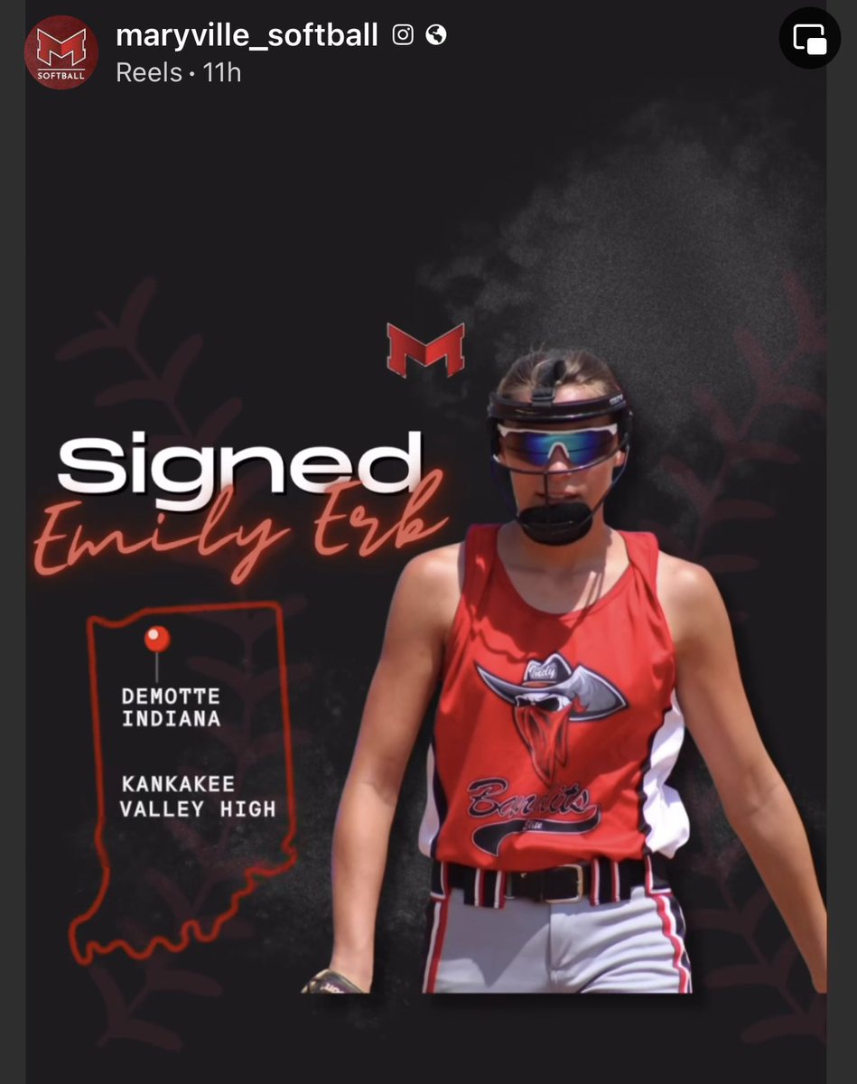 banditselite's tweet photo. Congratulations to Emily Erb!! @MaryvilleSB https://t.co/S63DF689Xt