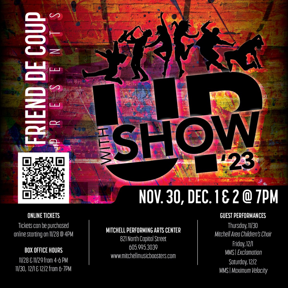 It’s the most wonderful time of the year…
Show choir season is just around the corner! You won’t want to miss this year’s annual Up With Show! 😍😍😍