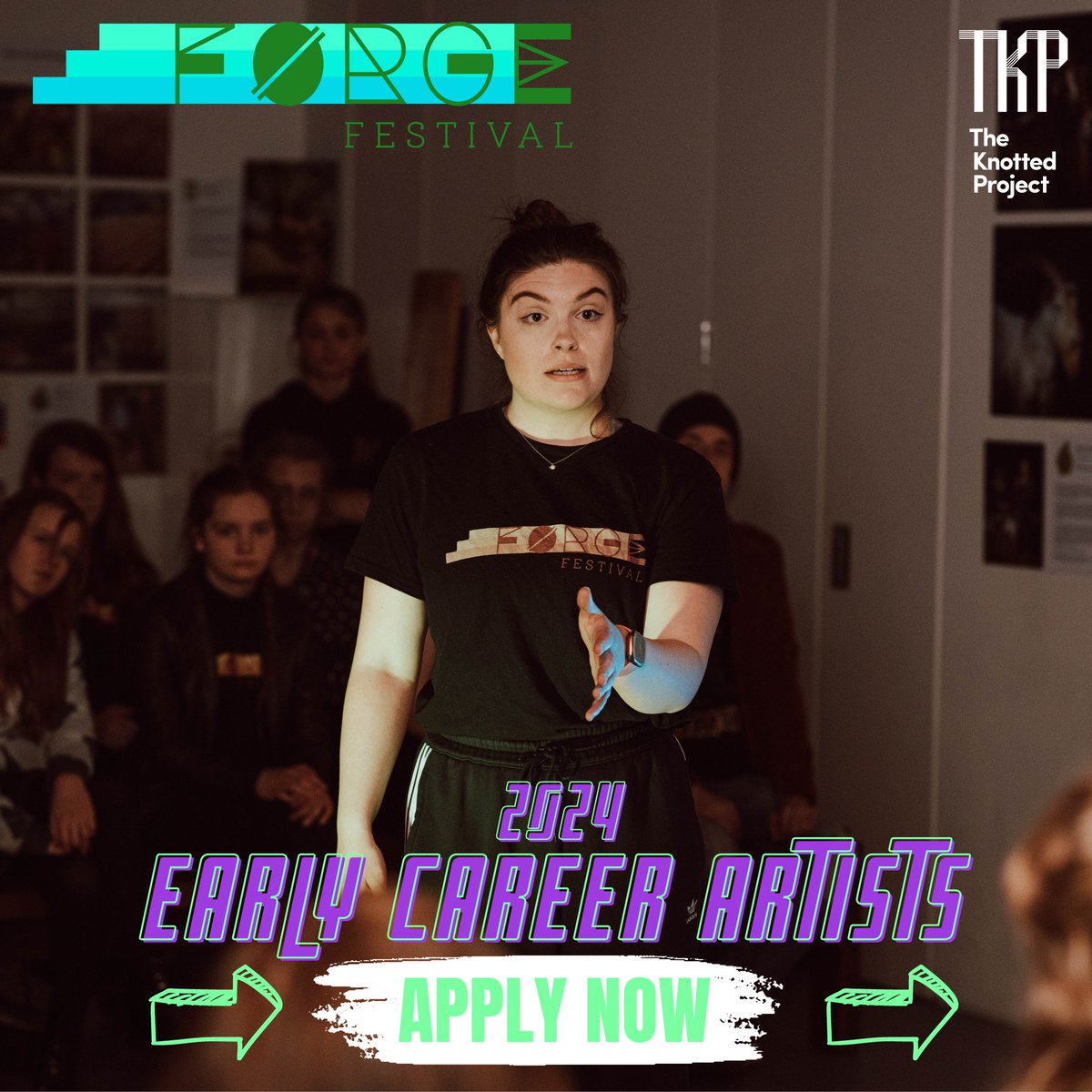 knottedproject's tweet image. Early Career Artists aged 20-25!

Apply for a £1K commission to create a live piece of theatre for #ForgeFestival24! 

You'll receive mentoring &amp;amp; support from TKP &amp;amp; get to work with a range of professional artists from across the North West! 

APPLY NOW! theknottedproject.co.uk/forge-festival/