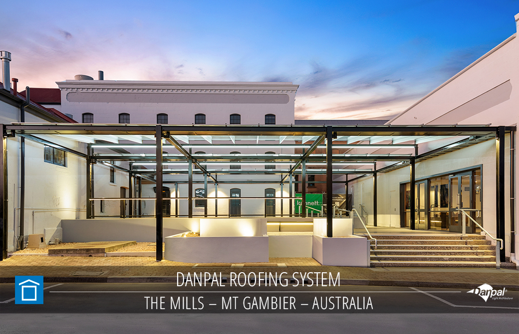 Discover how Danpal's Danpalon panels illuminated The Mills in Mount Gambier, South Australia. Enhancing natural light &amp; weather protection, our roofing solutions redefine architectural brilliance.

#Danpalon #CommercialDesign #RoofingSolutions #MountGambier
Images © Zoe Wighton