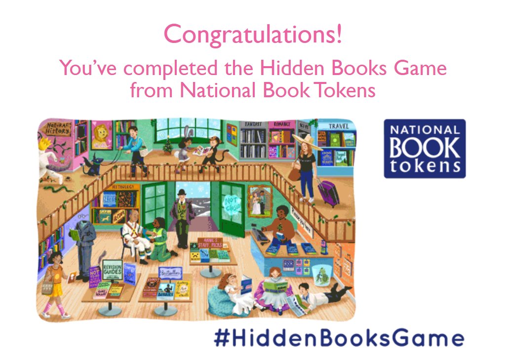 DONE #HiddenBooksGame
