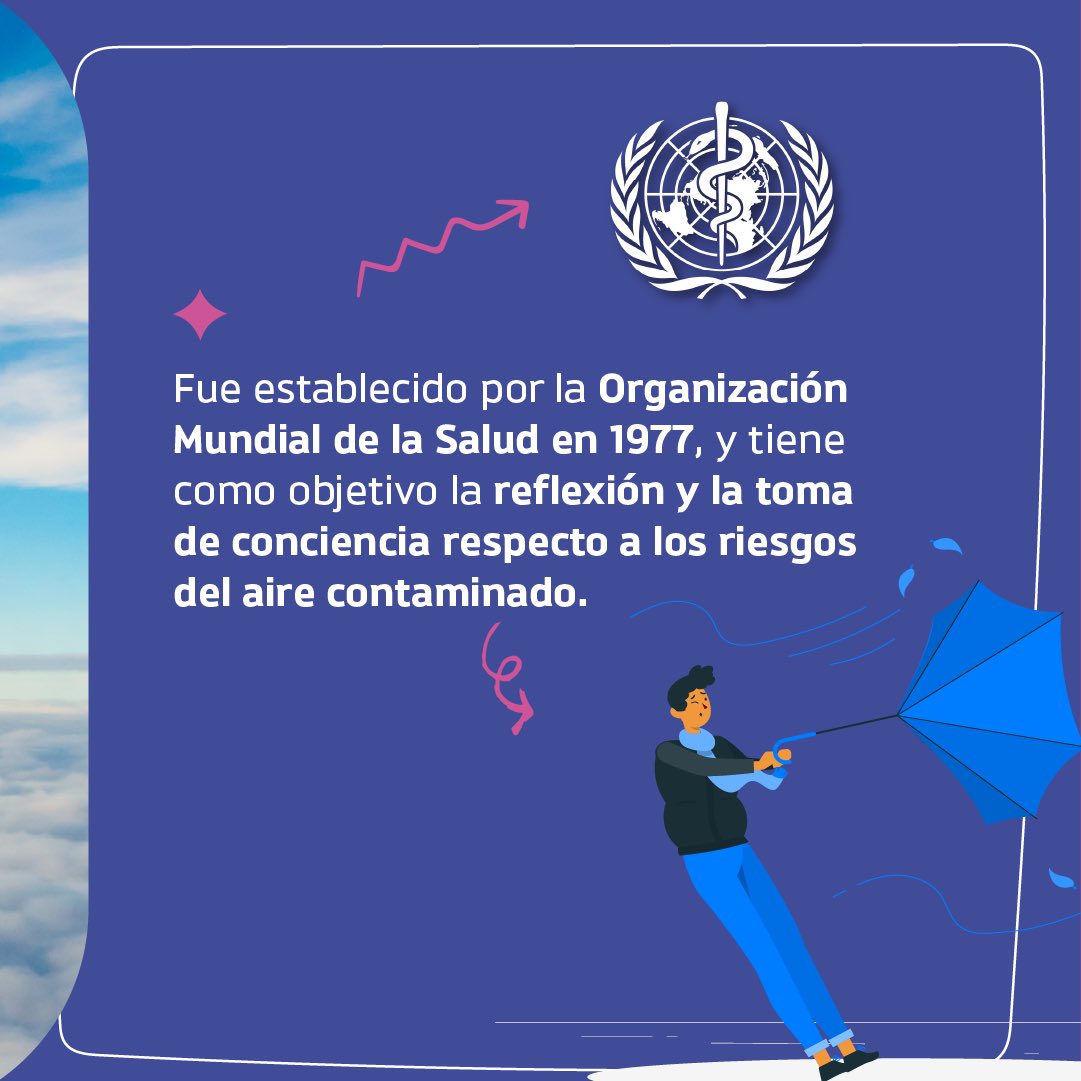 secambientesj's tweet photo. 🌎 El tercer jueves de noviembre de cada año se conmemora el Día del Aire Puro. https://t.co/Kcy4qdYqvZ