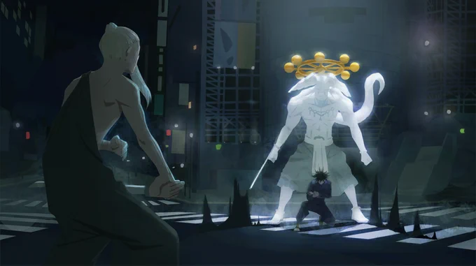 アニメ呪術廻戦41話のカラースクリプトをゴキンジョが担当させていただきました。  ずっと盛り上がり続けていて、すごい作品に関わることができて幸運です。視聴者のひとりとして毎週楽しみにしています。スタッフの皆様、御苦労様です。  #呪術廻戦 #渋谷事変 #JujutsuKaisen