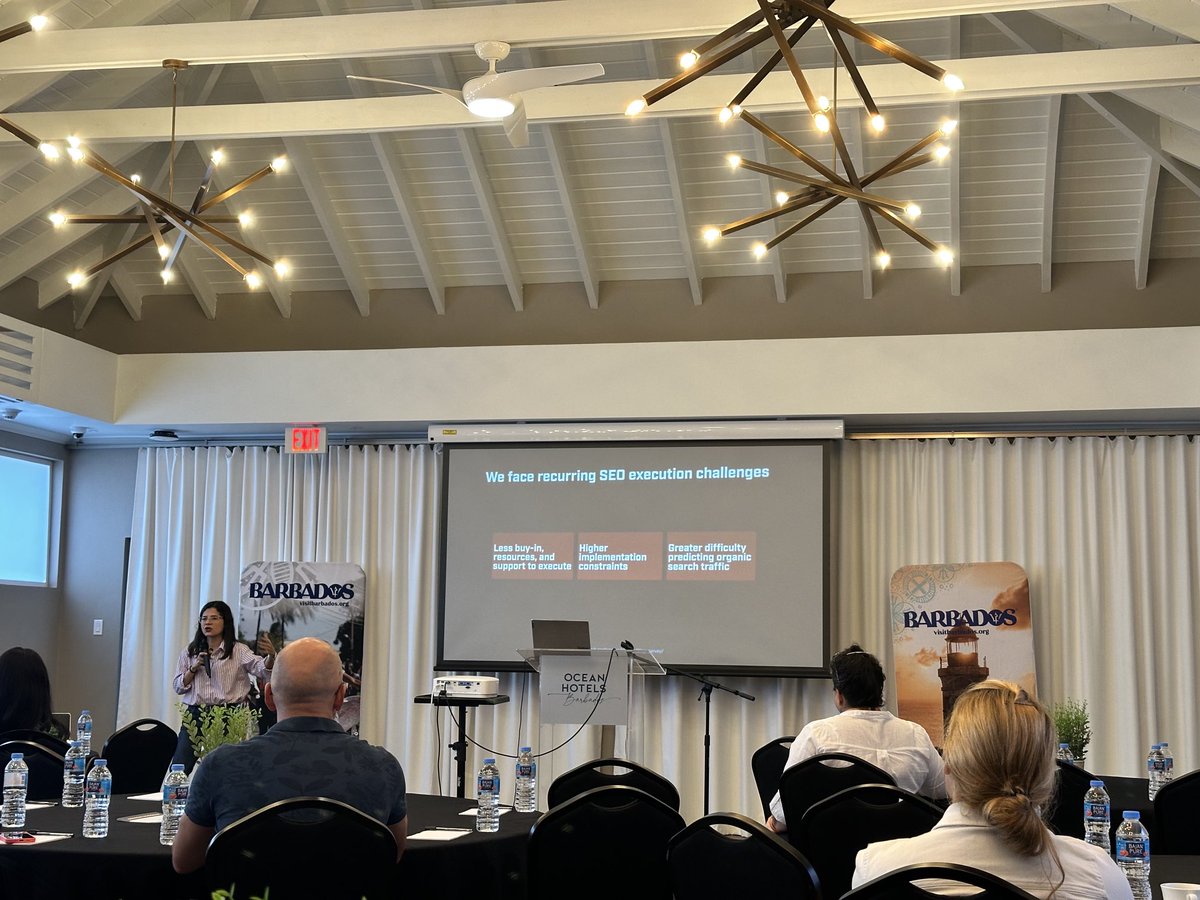 localseoguide's tweet image. ⁦@aleyda⁩ doing her thang at #BBSEO23