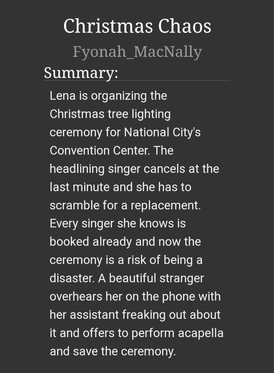 FyonahMacnally's tweet photo. Christmas Chaos
A SuperCorp example ficlet for the @SGMay_hem event!
https://t.co/p7f1kleeoo
#SuperCorp #SGMayhem #SupergirlMayhem #allthewlwships https://t.co/faeEQjWX4m