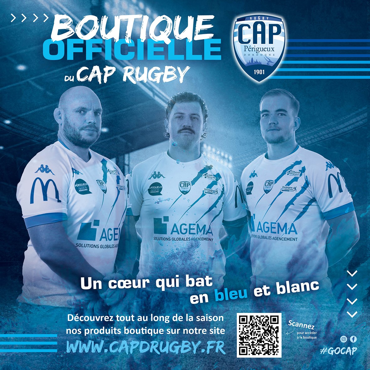 Le CAP lance sa boutique en ligne !
Si vous souhaitez recevoir vos produits au pied du sapin, pensez à passer votre commande avant le 4 décembre prochain 
 seripub24.fr/boutique-ca-pe…
Merci à nos partenaires
Seripub <a href="/KappaFrance/">Kappa 🇫🇷</a> 

#perigueux #dordogne #rugby #boutique