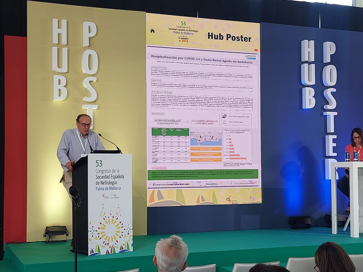 👏 Alfonso Lara, Mariana Rivera, Marina Almenara, Mercedes Salgueira y Wenceslao Aguilera de la Unidad de <a href="/NefroHUVmaca/">nefroHUVmacarena</a> reciben el premio a la mejor comunicación E-Poster por un trabajo sobre Hospitalización por #Covid y Daño Renal Agudo en Andalucía.